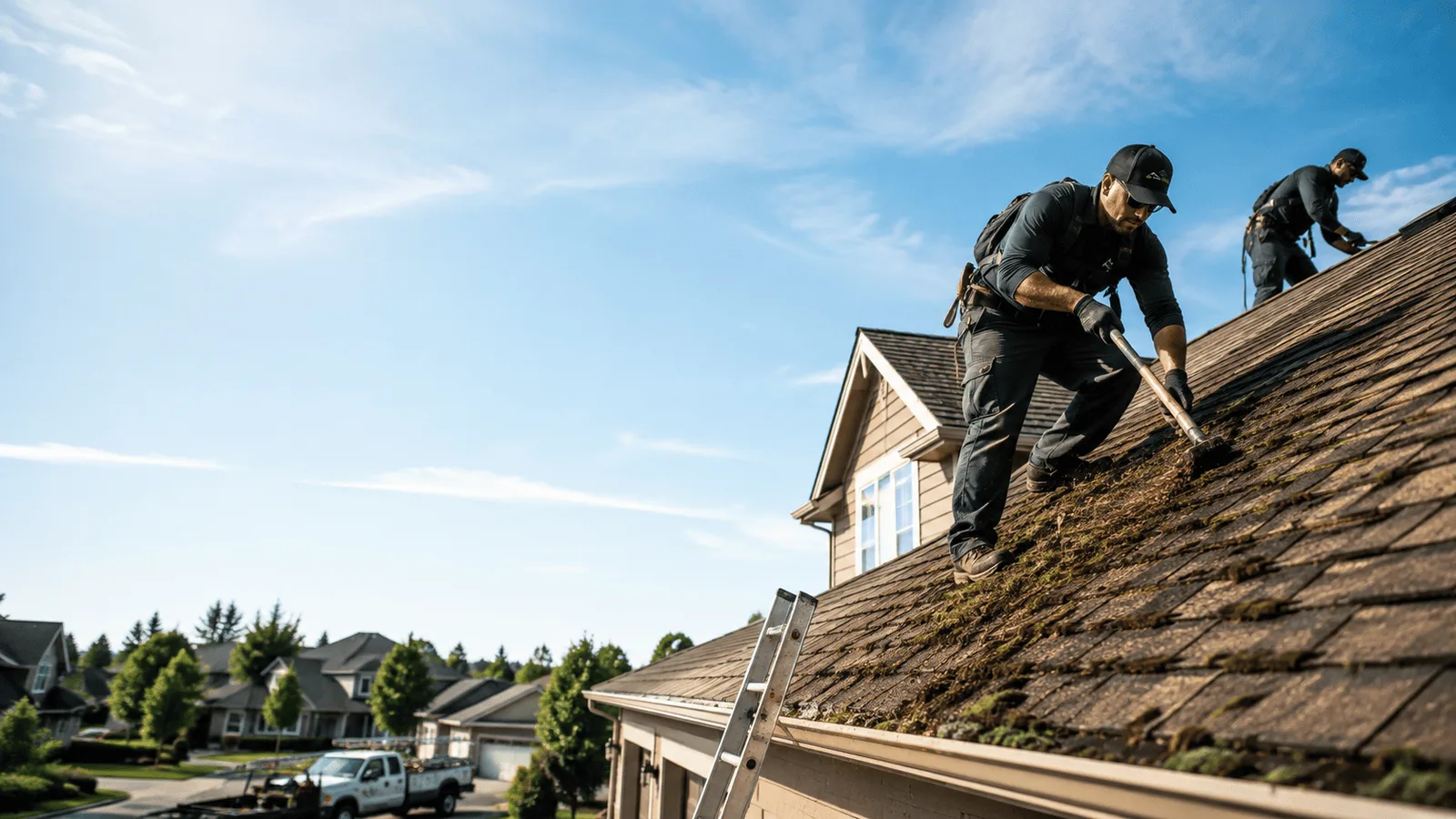 Roof Moss Removal in Brookside, NJ near me